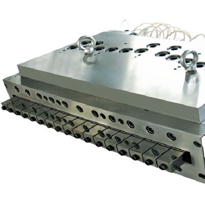 Machine de fabrication par extrusion de panneaux de portes creuses avec matériau 3Cr17