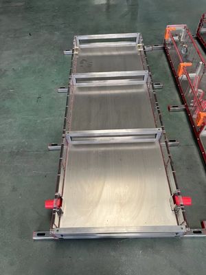 Matrice d'extrusion en plastique en argent PVC / calibrateur / tête de moulage avec 1 cavité de moule