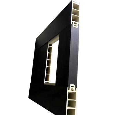 Ligne de production de la machine de fabrication de panneaux de porte creuse en PVC argenté de 1000 mm WPC avec PVC rigide