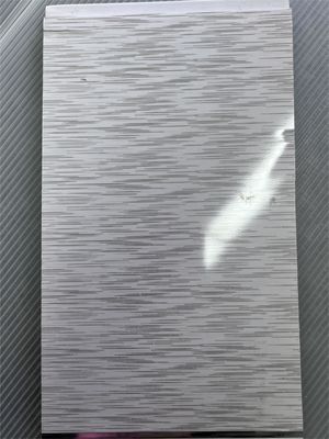 Co-extrusion Wallboard Asa Pc Pe Upvc Profil Extrusion moules sous pression dans le PVC argenté