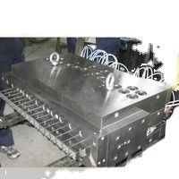 Modèle de panneau de porte creuse personnalisé pour une matrice d'extrusion en plastique de bois en PVC large de 1000 mm