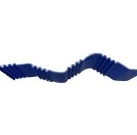 Moulures d'extrusion de toiture creuse ondulée en argent PVC pour un processus de production en douceur