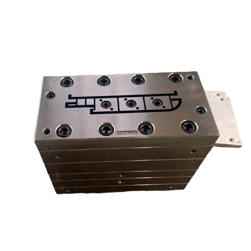 Matrice d'extrusion de cadre de porte en WPC en argent pour le logiciel de conception AutoCAD et les produits en PVC