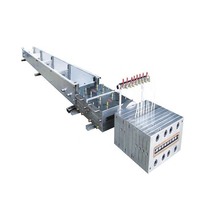 Moulures de panneaux extérieurs pour PE argenté Extrusion en bois plastique de plancher et de porte de terrasse